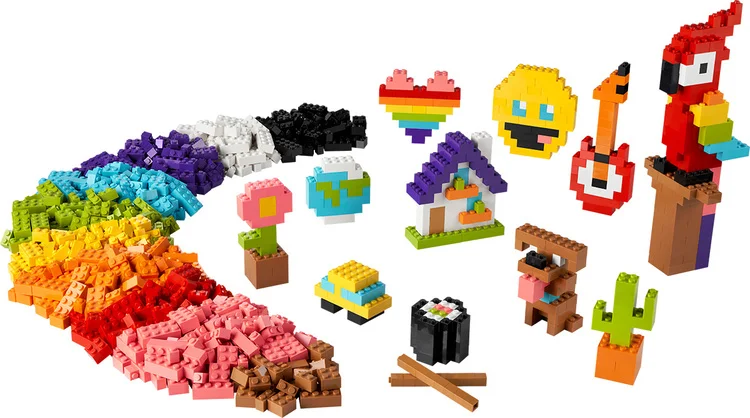 Конструктор LEGO 11030 Классика Много кубиков