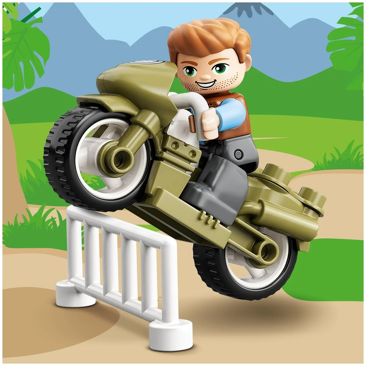 Конструктор LEGO 10939 Дупло Побег динозавров: тираннозавр и трицератопс Казахстан