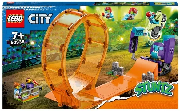 Конструктор LEGO 60338 Город Трюковая петля «Сокрушительный шимпанзе»