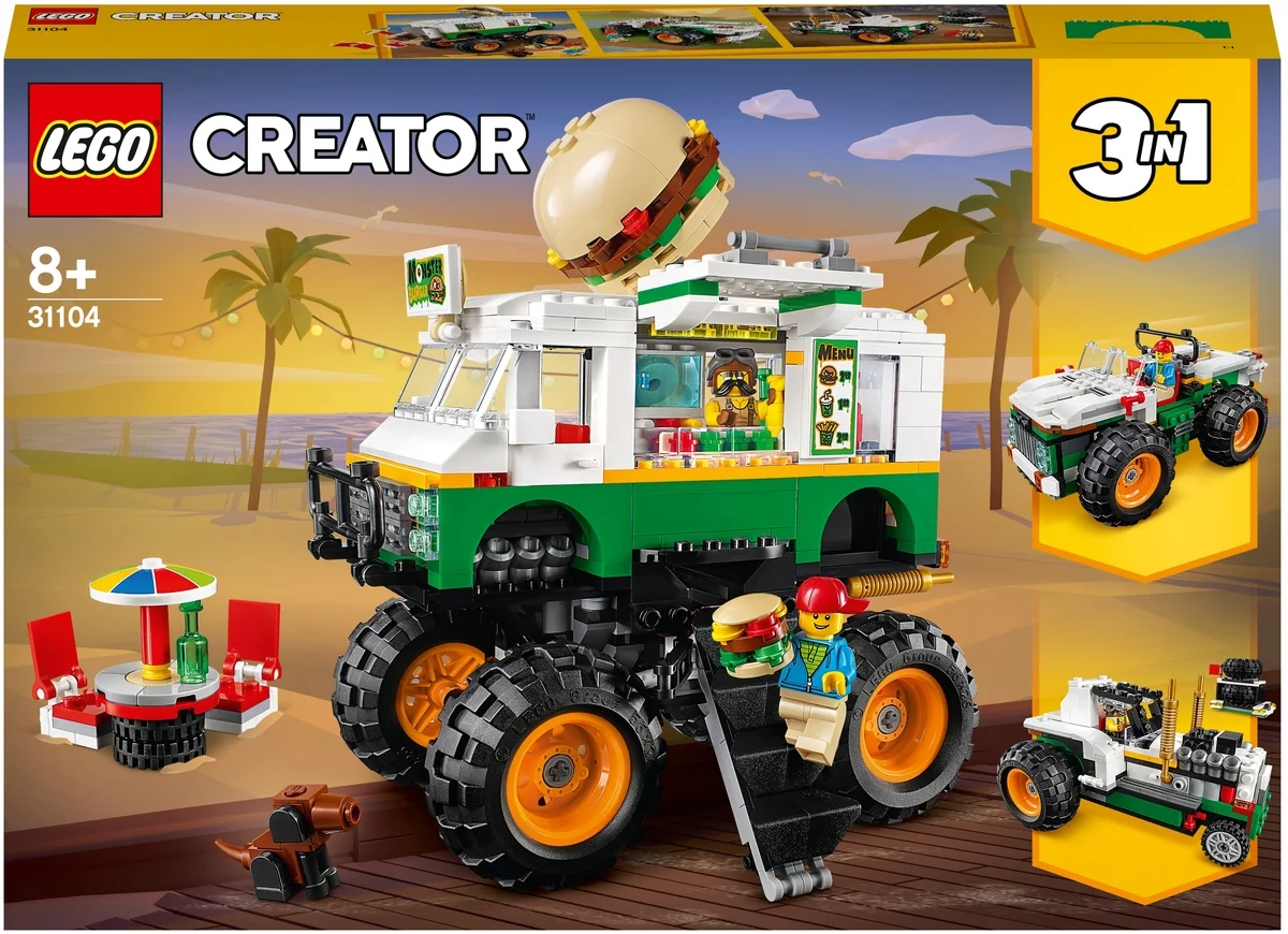 Конструктор LEGO Creator Грузовик Монстр бургер 31104