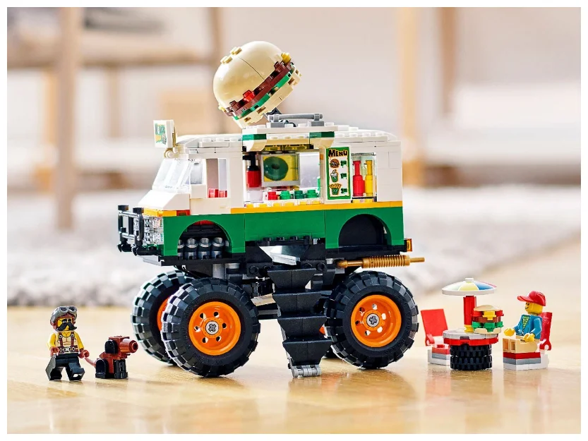 Конструктор LEGO Creator Грузовик Монстр бургер 31104 Казахстан