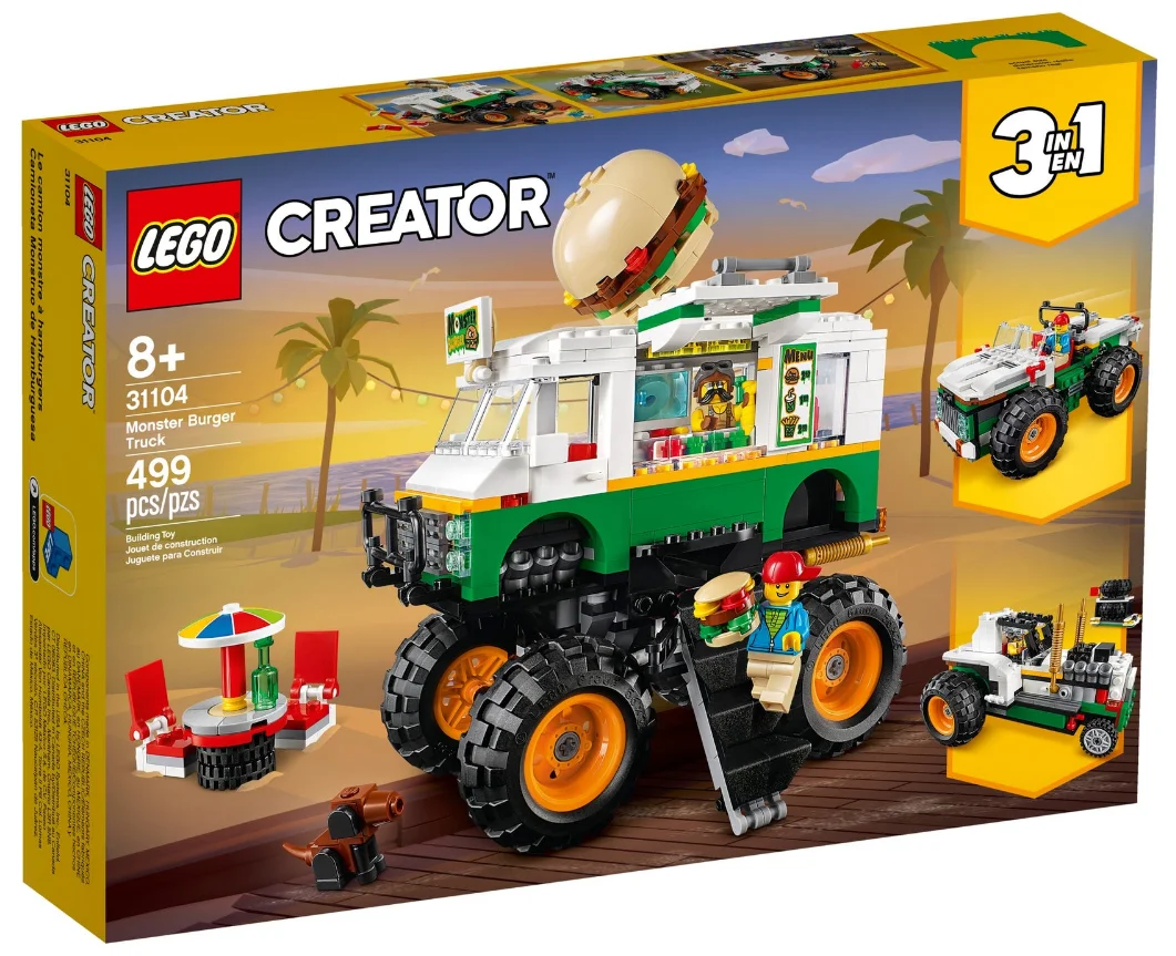 Конструктор LEGO Creator Грузовик Монстр бургер 31104 Казахстан