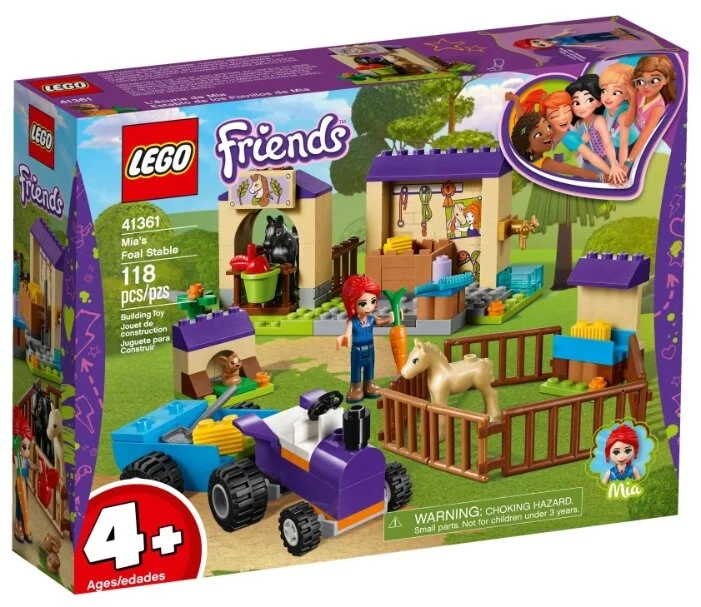 Конструктор LEGO Конюшня для жеребят Мии Friends 41361