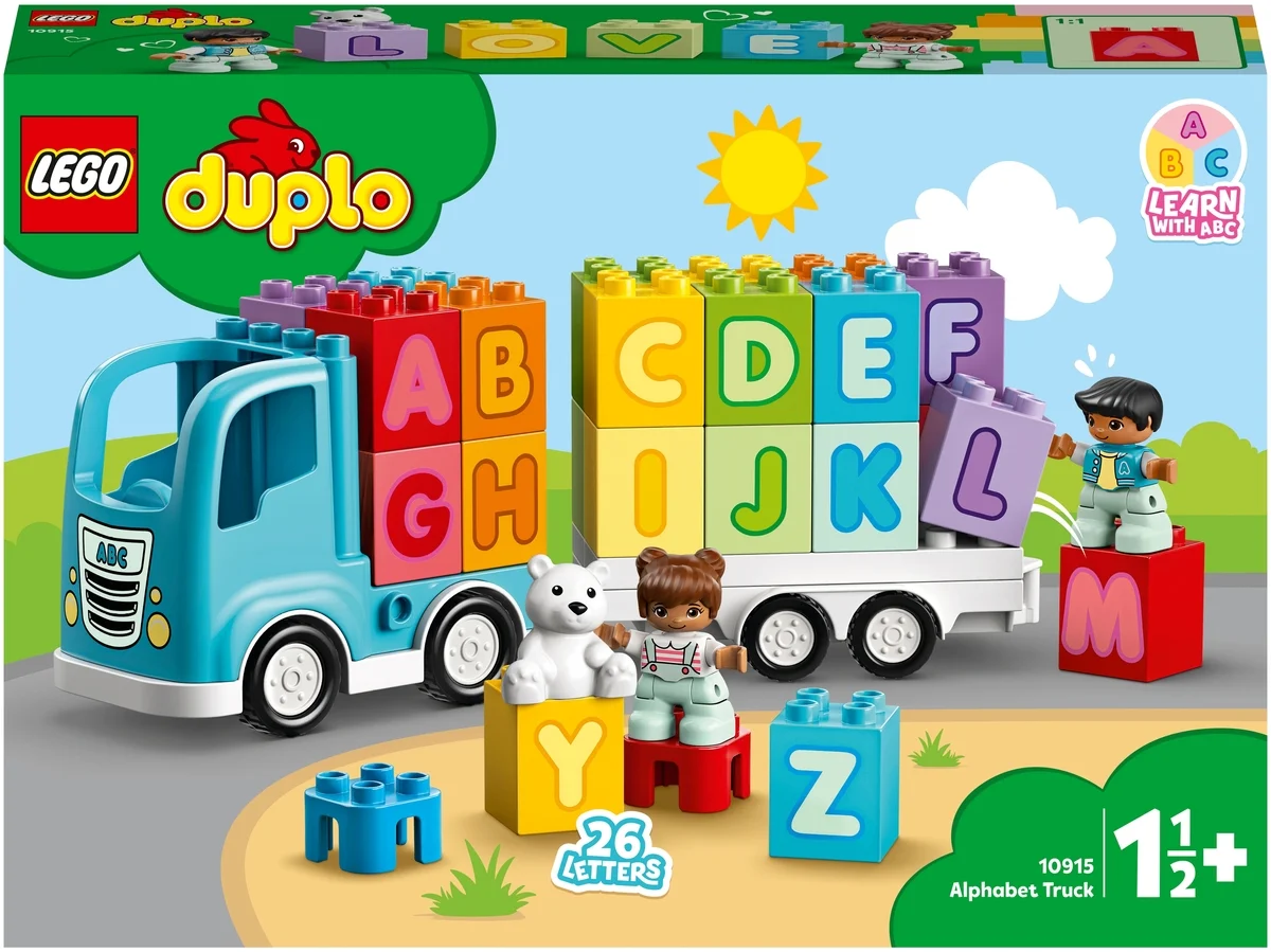 Конструктор LEGO Duplo Грузовик Алфавит 10915