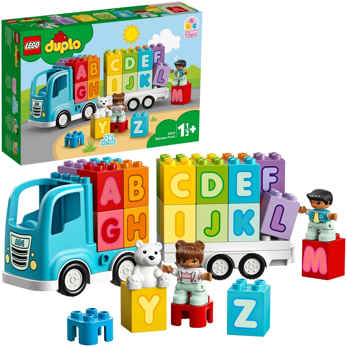Фотография Конструктор LEGO Duplo Грузовик Алфавит 10915