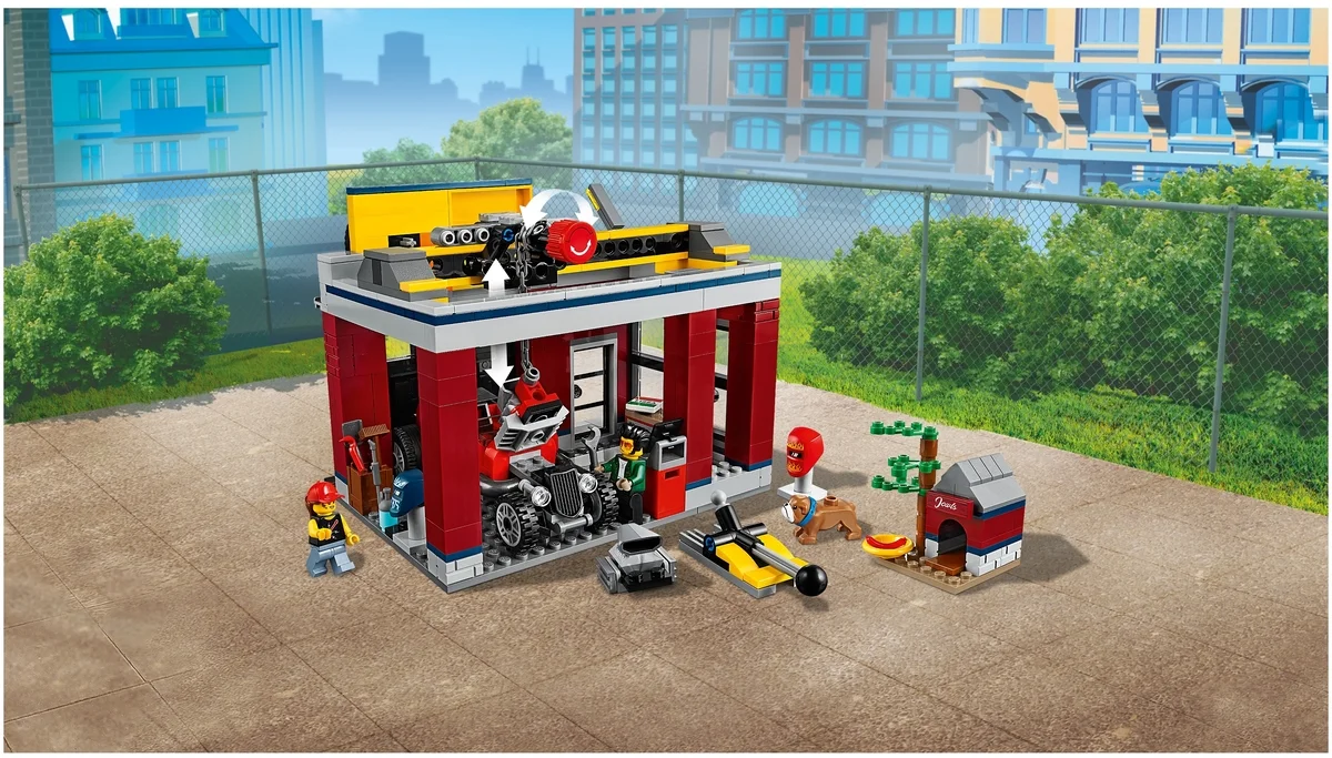 Конструктор LEGO Тюнинг-мастерская CITY 60258 Казахстан