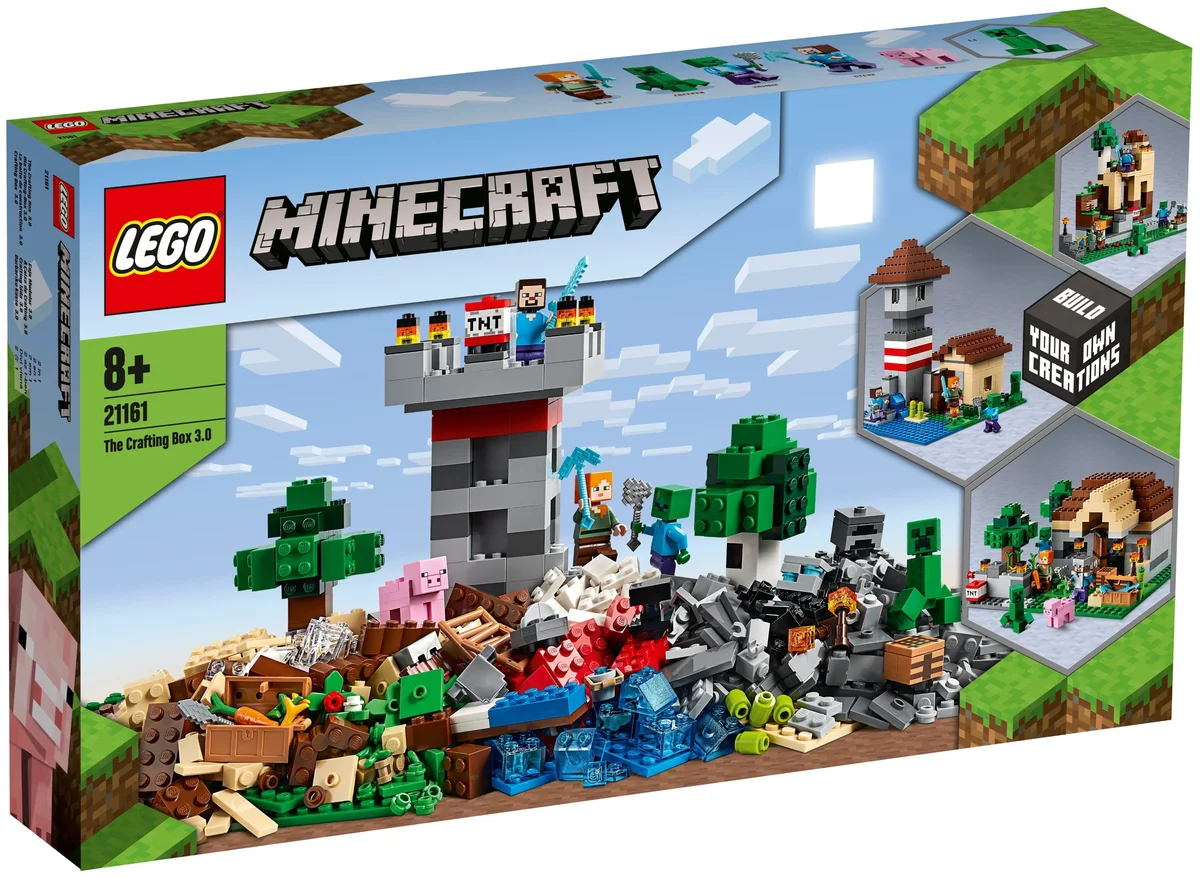 Конструктор LEGO Набор для творчества 3.0 Minecraft 21161 Казахстан
