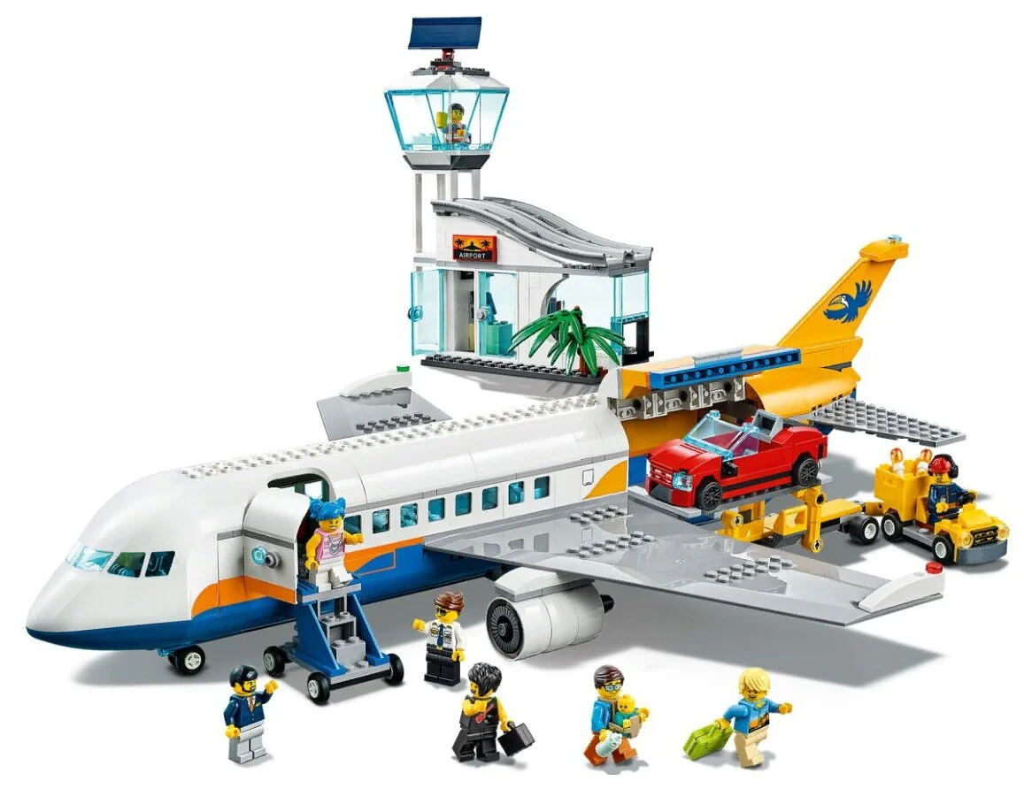 Цена Конструктор LEGO Пассажирский самолёт CITY 60262