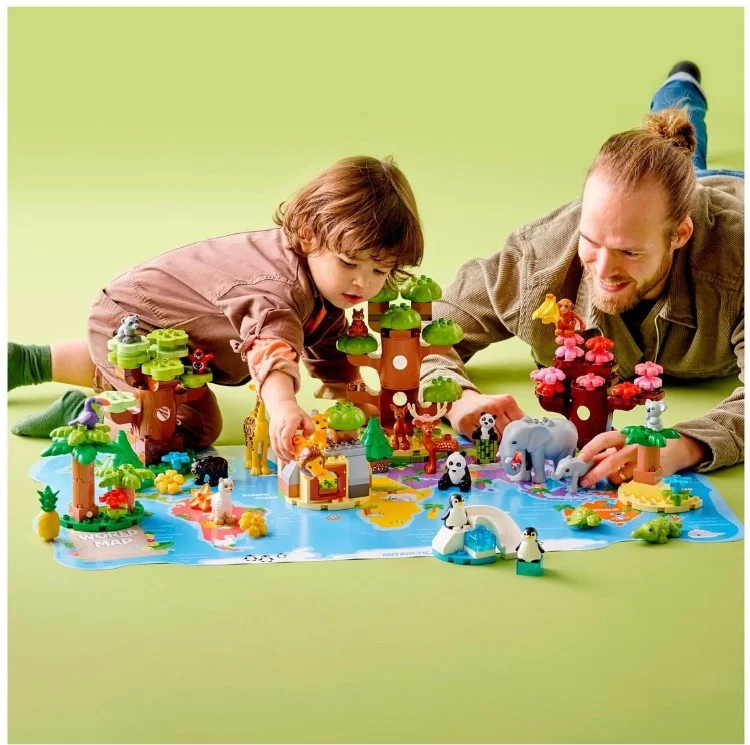 Картинка Конструктор LEGO 10975 Дупло Дикие животные мира