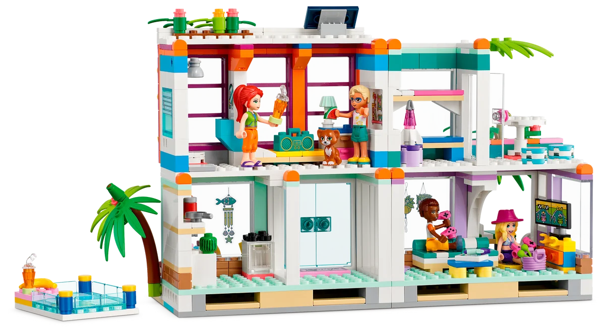 Цена Конструктор LEGO Пляжный дом для отдыха Friends 41709