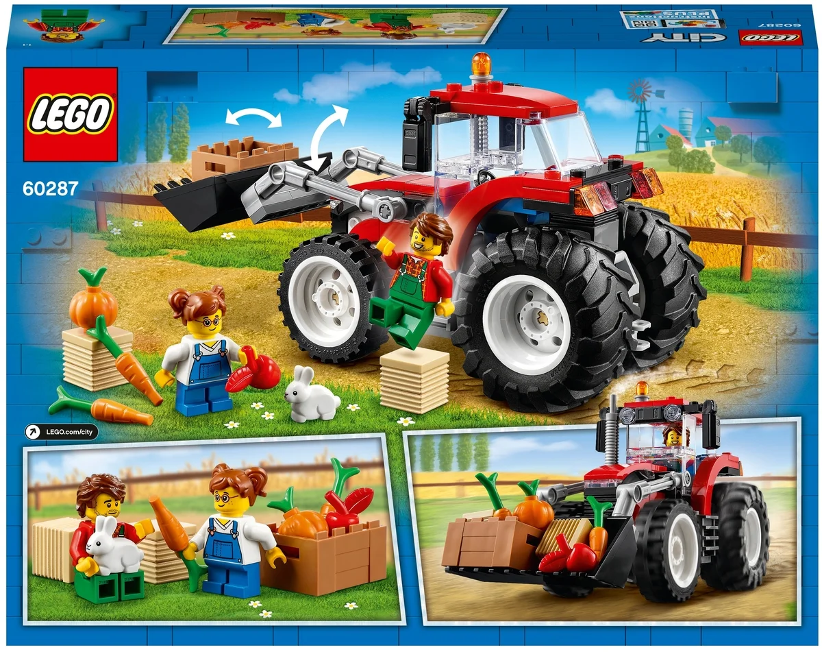Фото Конструктор LEGO 60287 Город Трактор