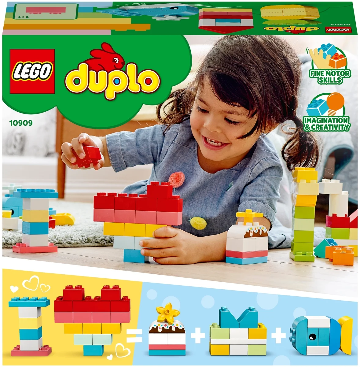 Фото Конструктор LEGO 10909 Классика Шкатулка-сердечко