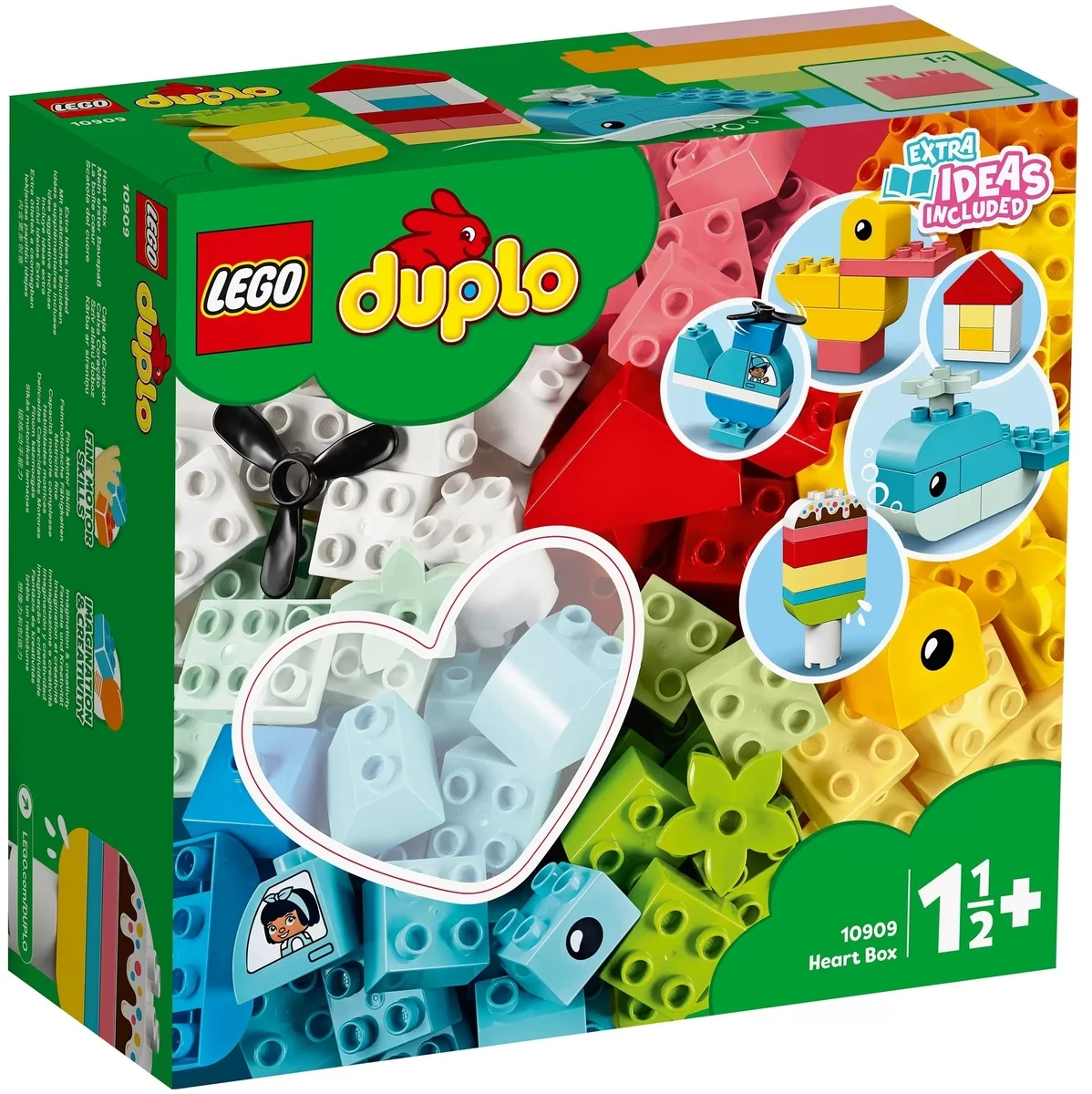 Конструктор LEGO 10909 Классика Шкатулка-сердечко Казахстан