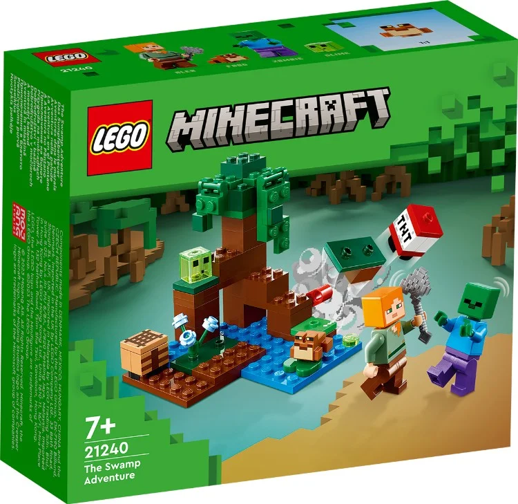 Фото Конструктор LEGO 21240 Minecraft Болотное приключение