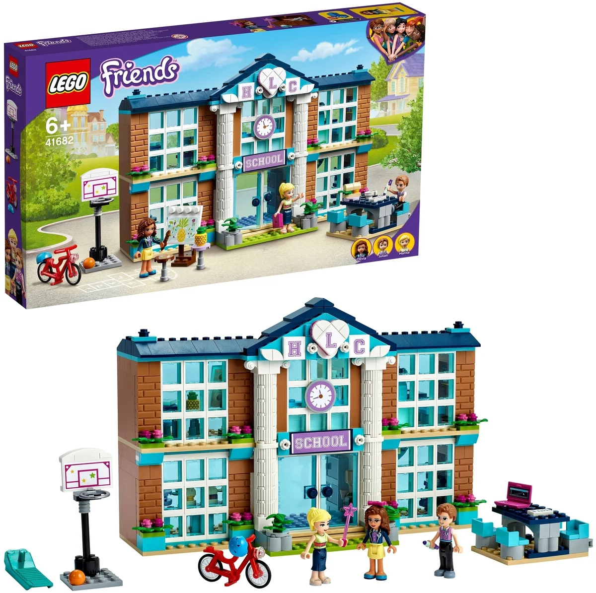 Фотография Конструктор LEGO 41682 Подружки Школа Хартлейк Сити