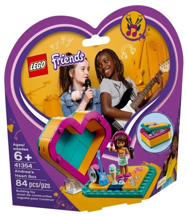 Конструктор LEGO Шкатулка-сердечко Андреа Friends 41354