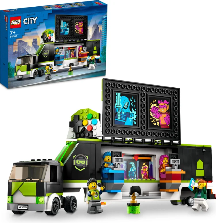 Картинка Конструктор LEGO 60388 Город Фургон для видео игр