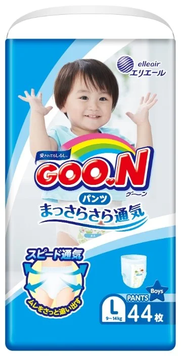 Подгузники-трусики Goo.N 9-14кг д/д L 44шт