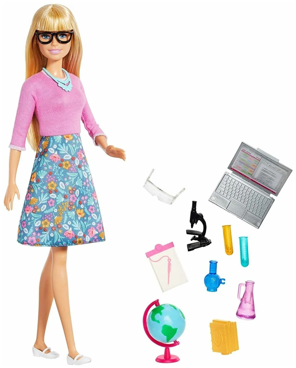 Кукла BARBIE Кем стать? Учитель GJC230