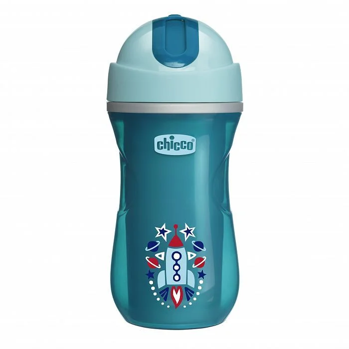Поильник CHICCO 00006991200050 Sport Cup голубой 14м+