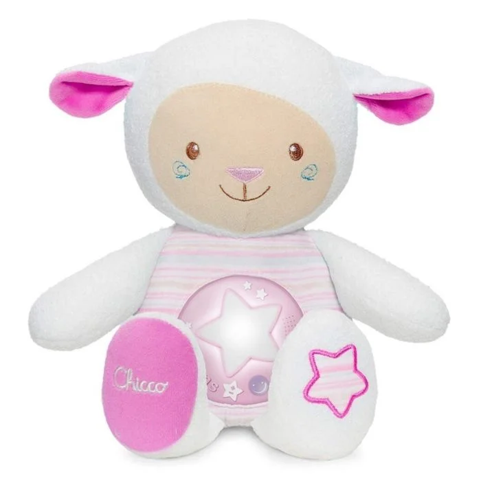 Ночник CHICCO Овечка Lullaby розовый 0м+ 00009090100000