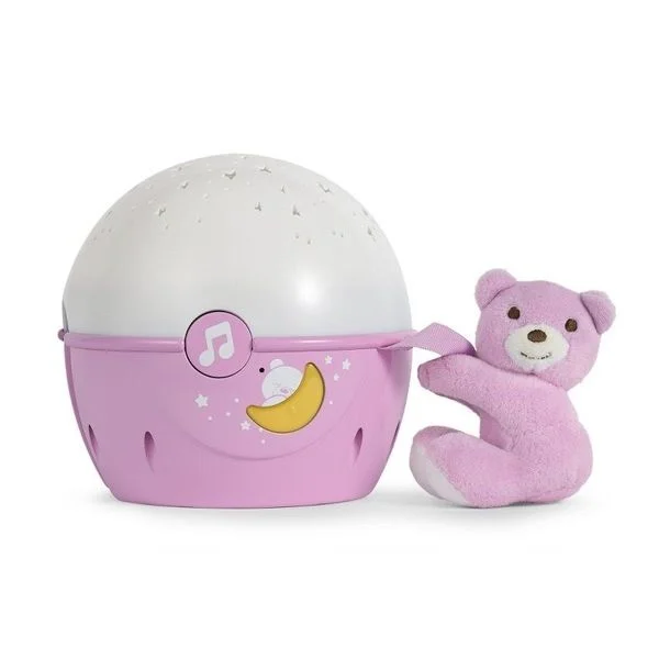 Ночник CHICCO Next 2 Stars розовый 00007647100000