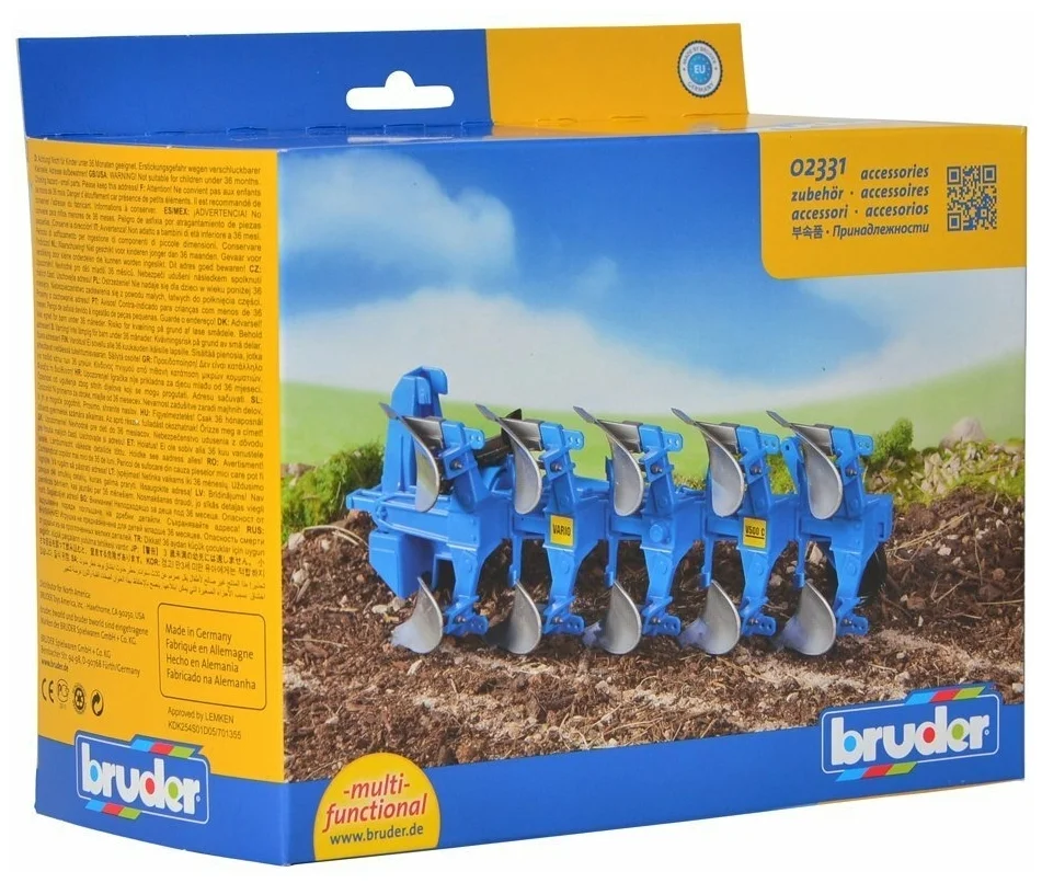 Цена Аксессуар BRUDER Плуг LEMKEN 02-331