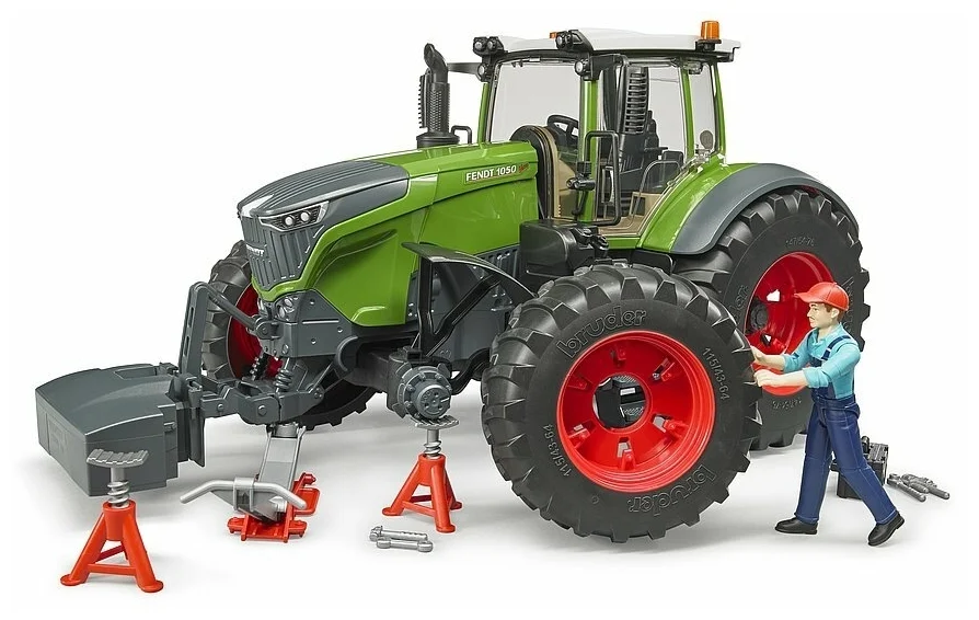 Фотография Трактор BRUDER Fendt 1050 Vario с фигуркой и аксессуарами 04-041