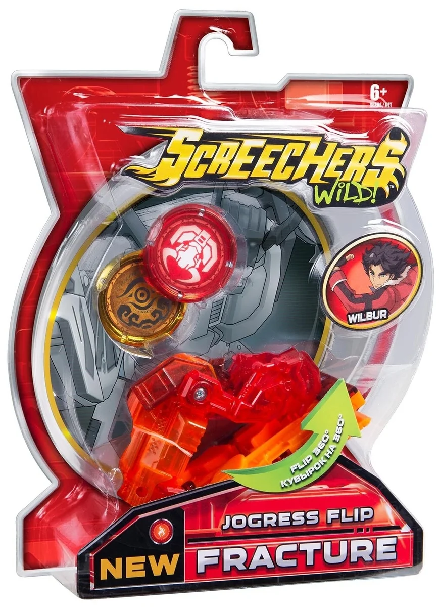 Купить Машинка-трансформер Screechers Wild Фрэкчур 37757