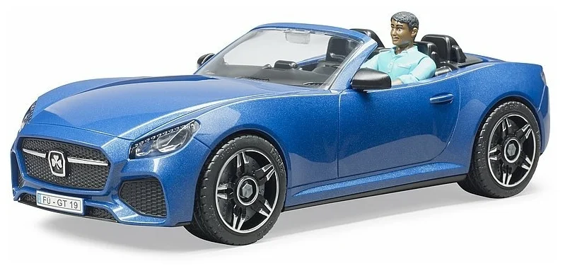 Фото Спортивный автомобиль BRUDER Roadster c водителем 03-481