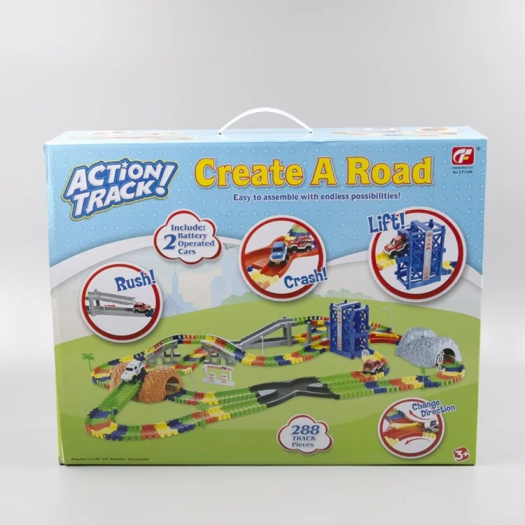 Фото Сборный трек Action Track 288 деталей (CF1108) CF1108