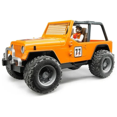 Внедорожник BRUDER Cross Country Racer оранжевый с гонщиком 02-542
