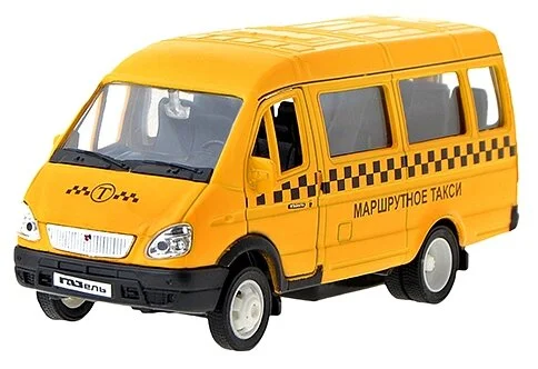 Welly Игрушка модель машины ГАЗель ТАКСИ 42387ATI