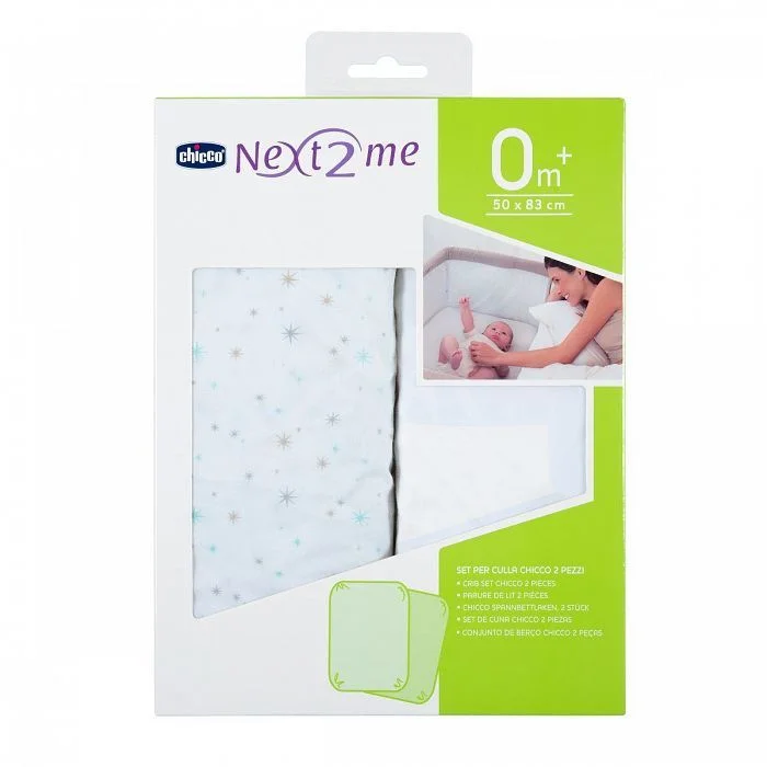 Набор постельного белья CHICCO Stars для Next2Me (2простыни) 09010796600990