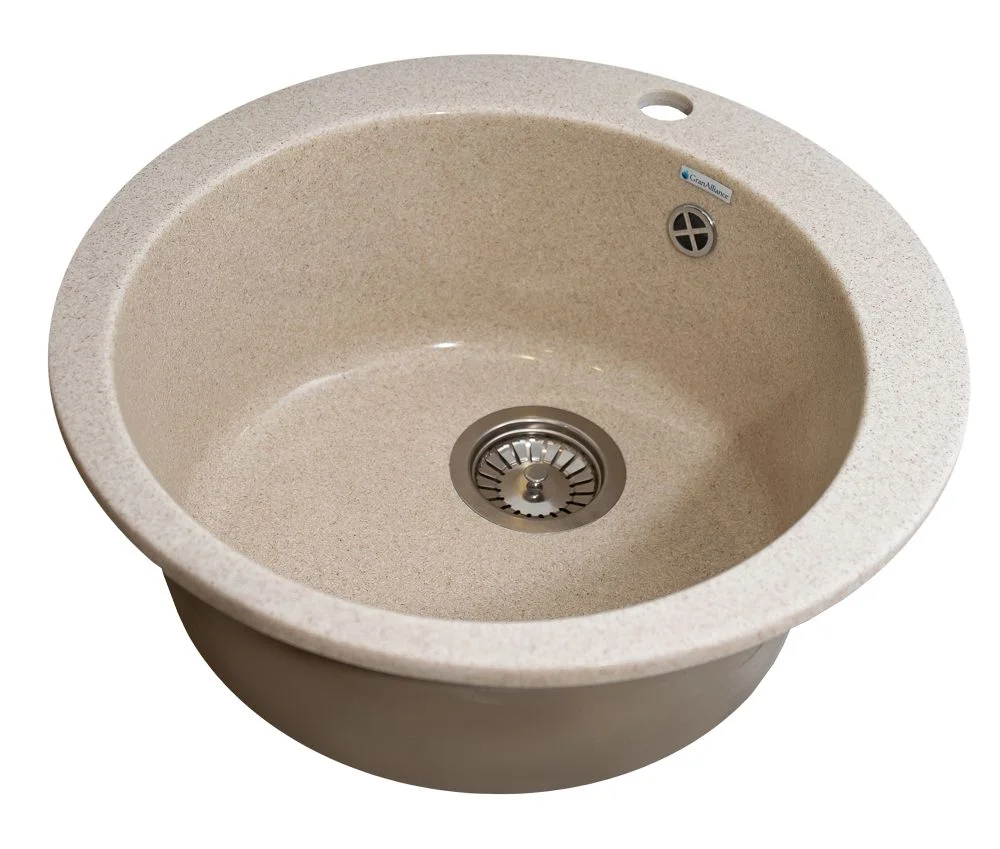 Фото Кухонная мойка GranAlliance G-11 Beige