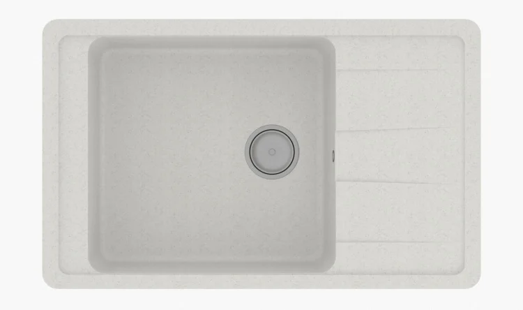 Кухонная мойка GranAlliance G-43 White