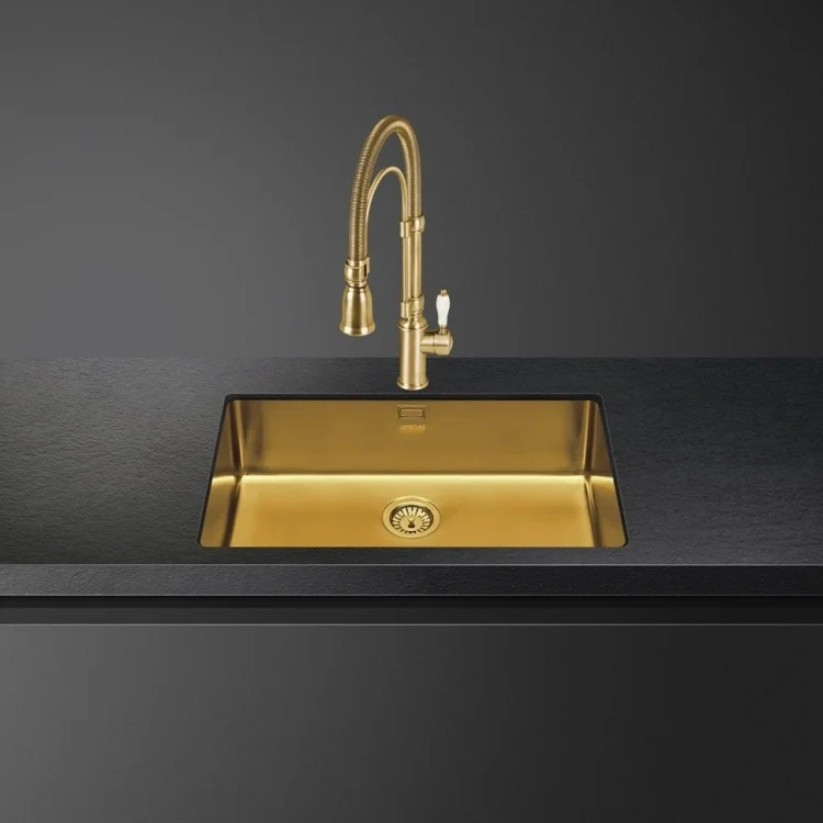 Фото Кухонная мойка SMEG VSTR71BRX