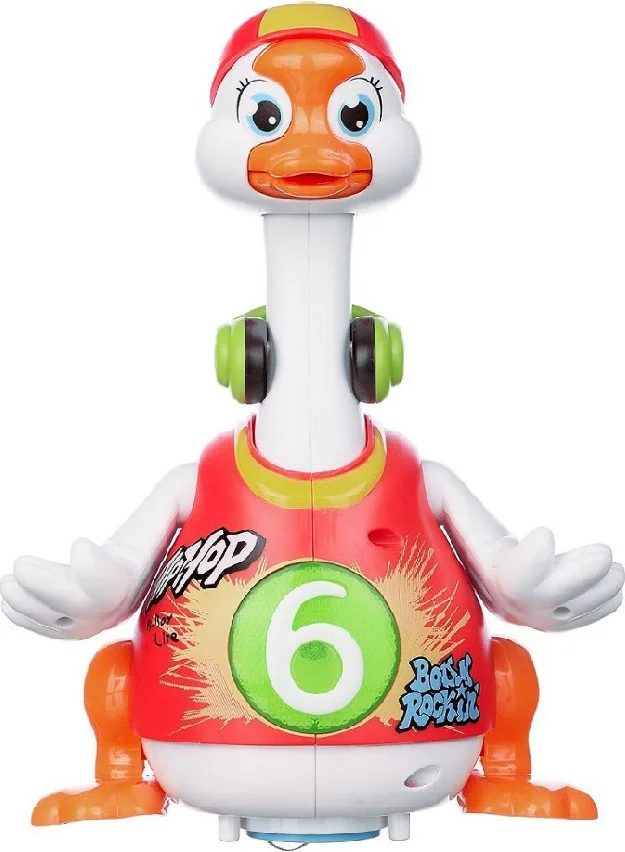 Фото Развивающая игрушка HOLA TOYS &amp;amp;quot;Гусь&amp;amp;quot;, в красной футболке 828/K