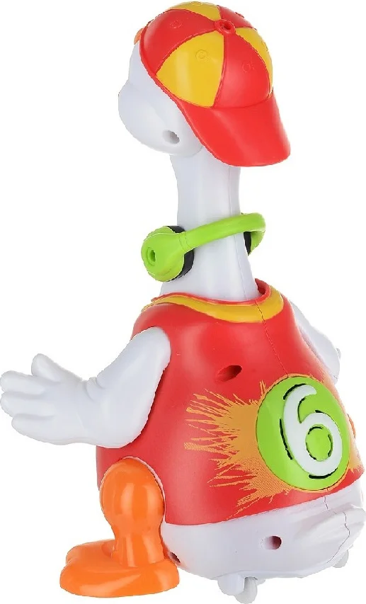 Картинка Развивающая игрушка HOLA TOYS &amp;amp;quot;Гусь&amp;amp;quot;, в красной футболке 828/K