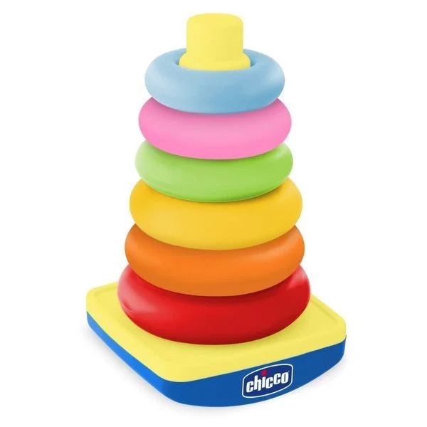 Фото Развивающая игрушка CHICCO Башня-пирамида 6м+ 00007423500000