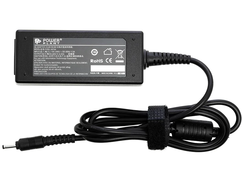 Фото Блок питания для ноутбуков PowerPlant IBM/LENOVO 220V, 20V 45W 2.25A (3.0*1.1) IB45H3011