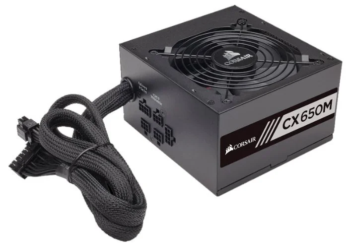 Картинка Блок питания CORSAIR CX650M 650W