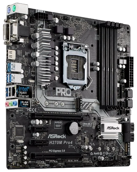 Фотография Материнская плата ASRock H270M PRO4