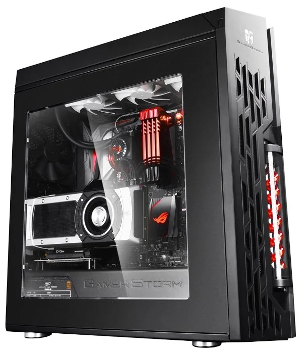 Фотография Компьютерный корпус DEEPCOOL Genome II Black-red