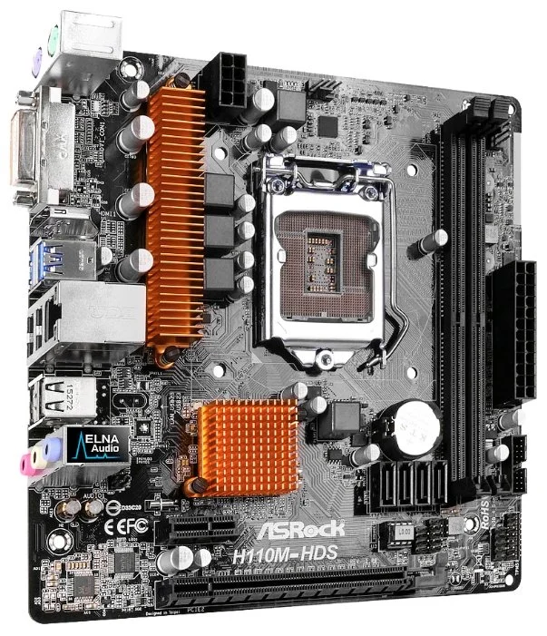 Фотография Материнская плата ASRock H110M-HDS