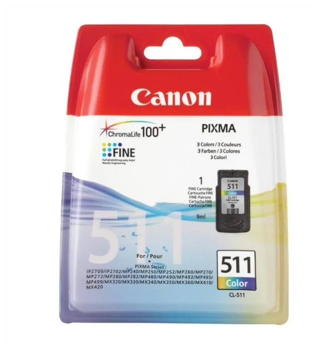 Картинка Картридж CANON CL-511 Color