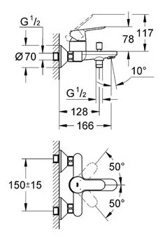 Фото Смеситель GROHE Start Edge 23348000