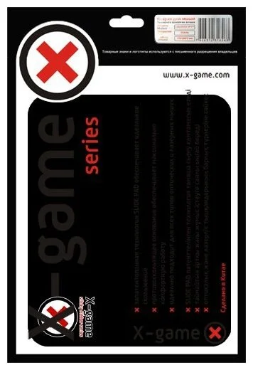 Фотография Коврик для мыши X-Game SLKRUB Black.P