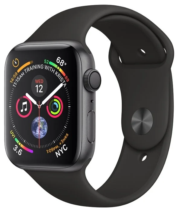 APPLE Watch Series 4 GPS 40mm Gold Aluminium Case with pink Sand Sport Band MU682 1.kz