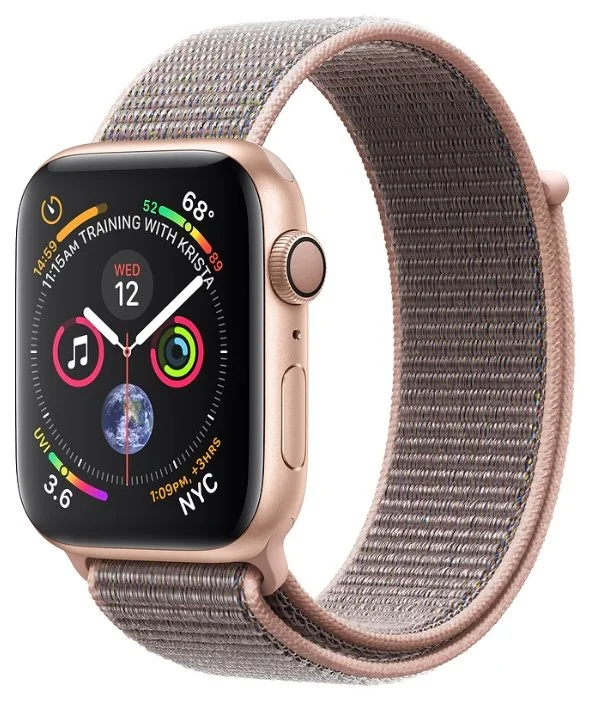 APPLE Watch Series 4 GPS 40mm Space grey Aluminium Case with Black Sport Band MU662 1.kz